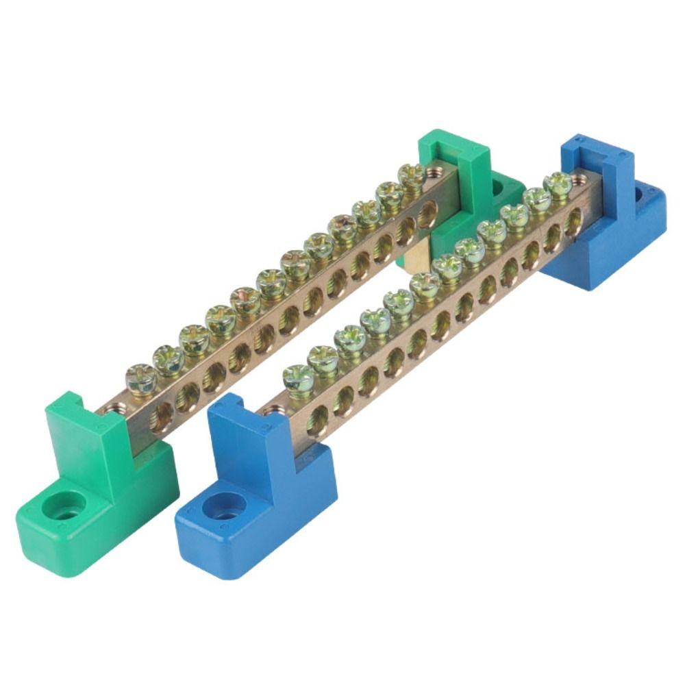 Porous Site High Bridge Type Ground Bar Copper Screw Terminal Block Bar  Transportation