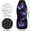 Purple Butterfly Galaxy Auto Car Seat Cover for Cars, Trucks, Vans, SUV, Vehicle Seat Cover Auto Saddle Blankets Driver Seat Protector Covers Full