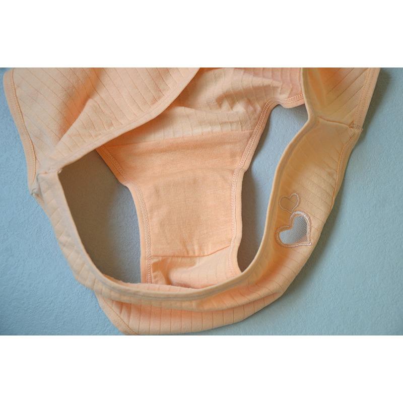 Weiche und Atmungsaktive Hochwertige Komfort Baumwollslips Mädchen Mittelhoch Bund Schüler Niedlich Liebe Damen Dreiecksslips Weiblich Sommer Baumwolle Sexy Slips