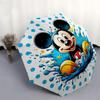 Mickey Mouse, Water Splash Themed Automatic Opening and Closing Umbrella, Brightly Colored 8-rib Portable Umbrella, Suitable for Men and Women, A Perf