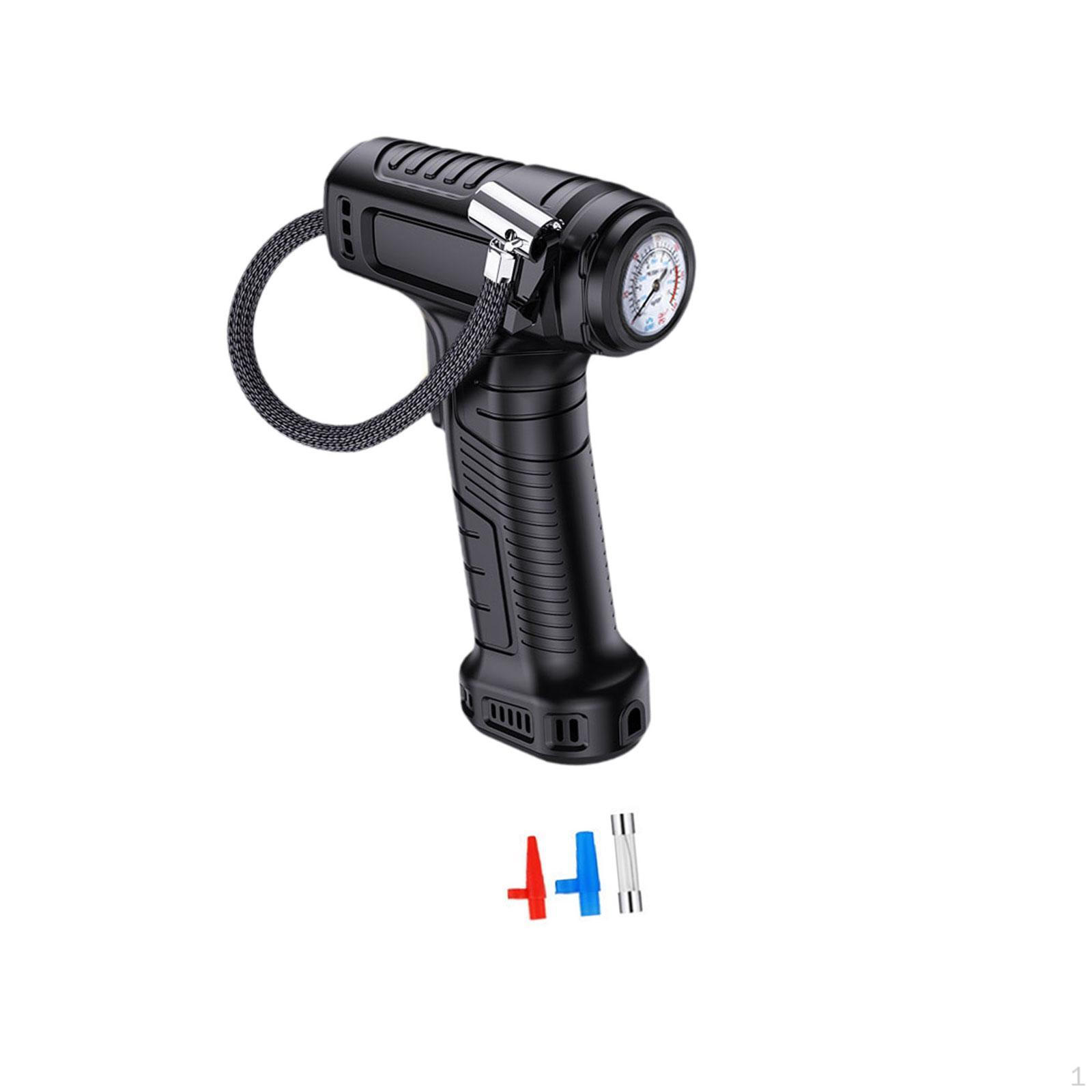 

Портативный USB аккумуляторный насос для автомобильных шин компактный длина 23 см универсальный 150PSI Mechanical Pointer