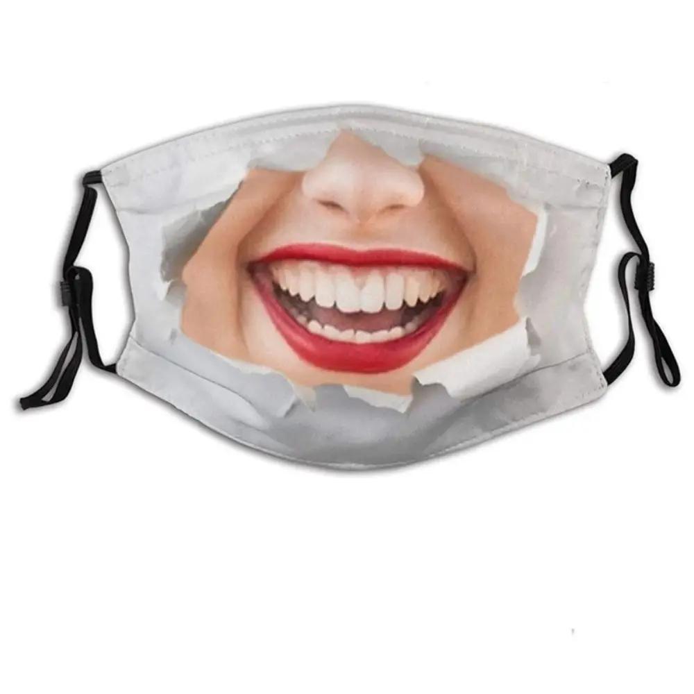3D Three-dimensional Mask Personality Creative Social Funny Imitation Facial Expression Dance Cotton Printed Mask