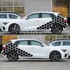 Hexagon Car Graphics Honeycomb Side Stickers Car Styling Decoration Sport Decals