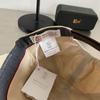 Italian Classic Men's Embroidered Leather-Linen Baseball Duckbill Cap