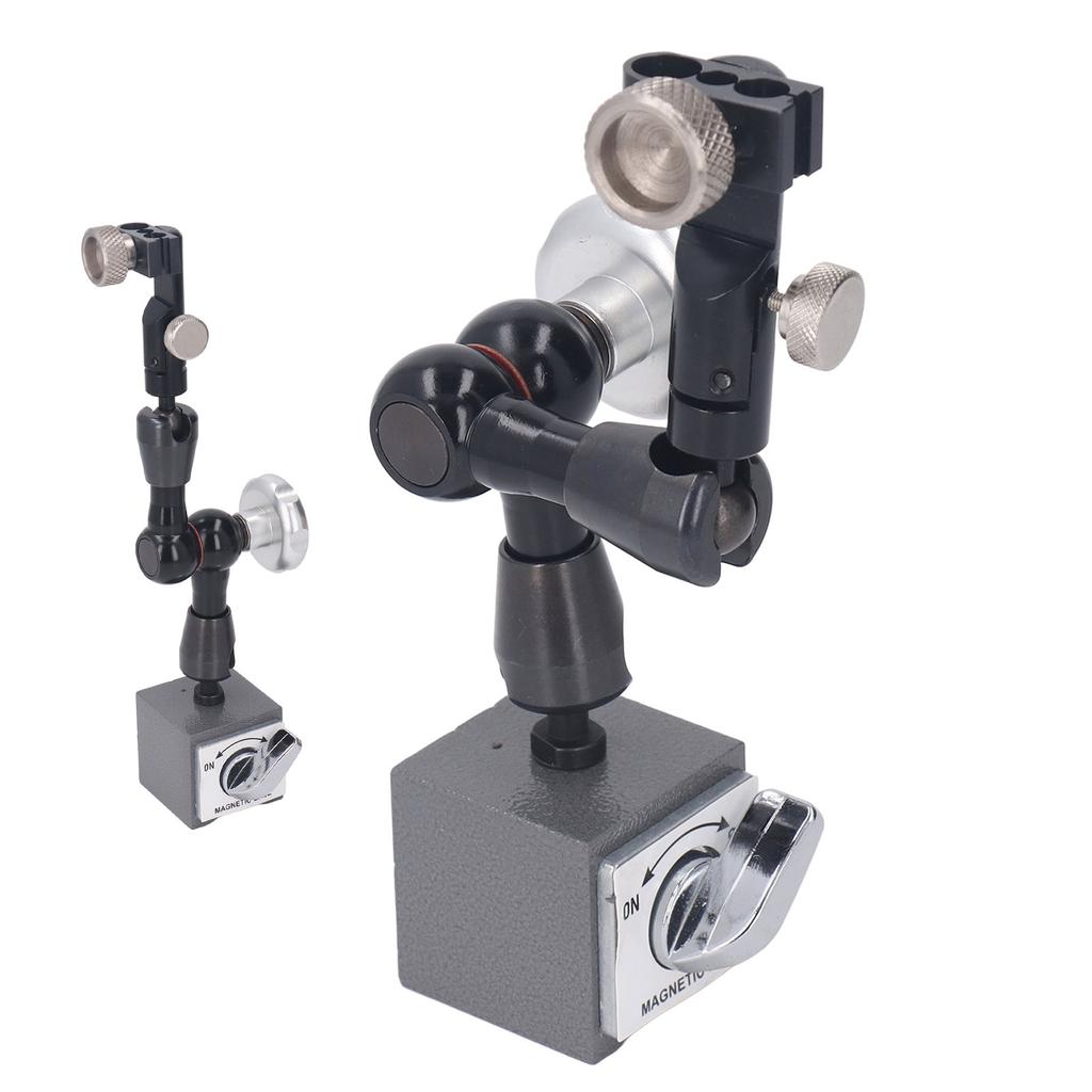 Magnetic Dial Indicator Holder Spherical Universal Fine Tuning Dial Indicator Mount Stand for