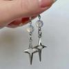 1 Pair Stainless Steel Opal Star Earrings Featuring Comfortable Fit and Easy Cleaning for Sensitive Skin Wear