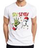 Six Seven Grinch Italian Brain Red 6 7 Hand Sign Christmas Meme Unisexs Tshirt