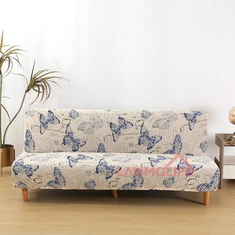 

Складаний чохол на диван-ліжко з простою еластичністю, без підлокітників, потовщений пилонепроникний чохол на диван, все включено 160—190cm білий