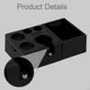Universal Coffee Tamping Station with Side Storage Drawer Accessory Sturdy Compact Organizer