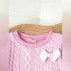 Kids Cartoon Casual Fashion Outfit Set Long Sleeve Top & Pants