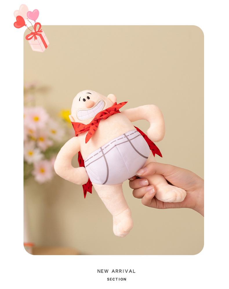 Captain Underpants & Superman Adventures Plush Doll Anime Figurine