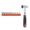 Double Direction Ratcheting Socket Spanner Tool Kit Ergonomic Grip Compact Design Fit For Tight Space Maintenance Tasks