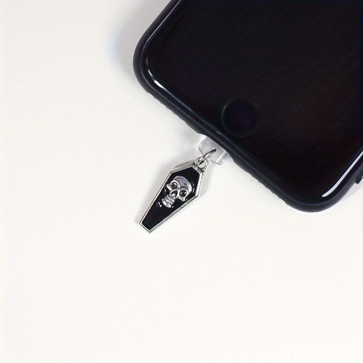 

Череп Голова Неправильная Голова Черепа Пылезащитный Чехол для Мобильного Телефона Маленькая Подвеска Подвесное Украшение Подвесная Подвеска Аксессуары для Мобильного Телефона Украшения for iPhone5-14 чёрный