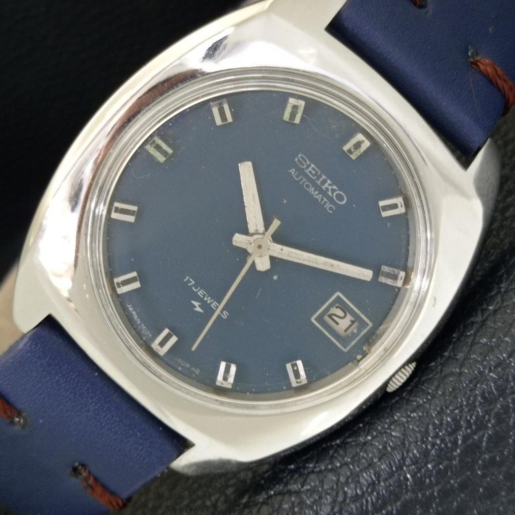 

AUTOMATIC VINTAGE SEIKO JAPAN 7005A MENS ORIGINAL DIAL WATCH a702308-5 R124-a702308