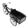 Miniature Alloy Retro Three Wheel Flatbed Truck Metal Tricycle Model Toy Vintage Car Home Decoration for