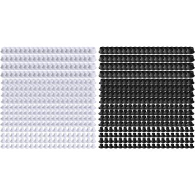320 Pezzi Tappi per Fori Mobili 4 Misure Plastica Copri Fori Cerniera Armadio Tappo Decorativo Tappi per Fori Plastica Copri Viti