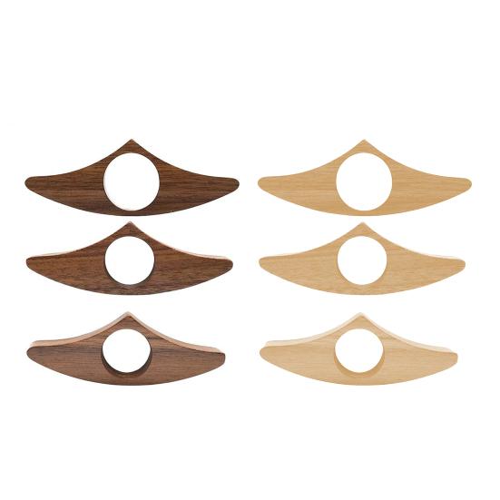 Wooden Book Page Holder Ergonomic Thumb Ring Portable Lightweight Book Page Folder Reading Comfort Accessory