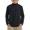 Boy And Girls Color Long Sleeved T-shirt Round Neck Color T-shirt