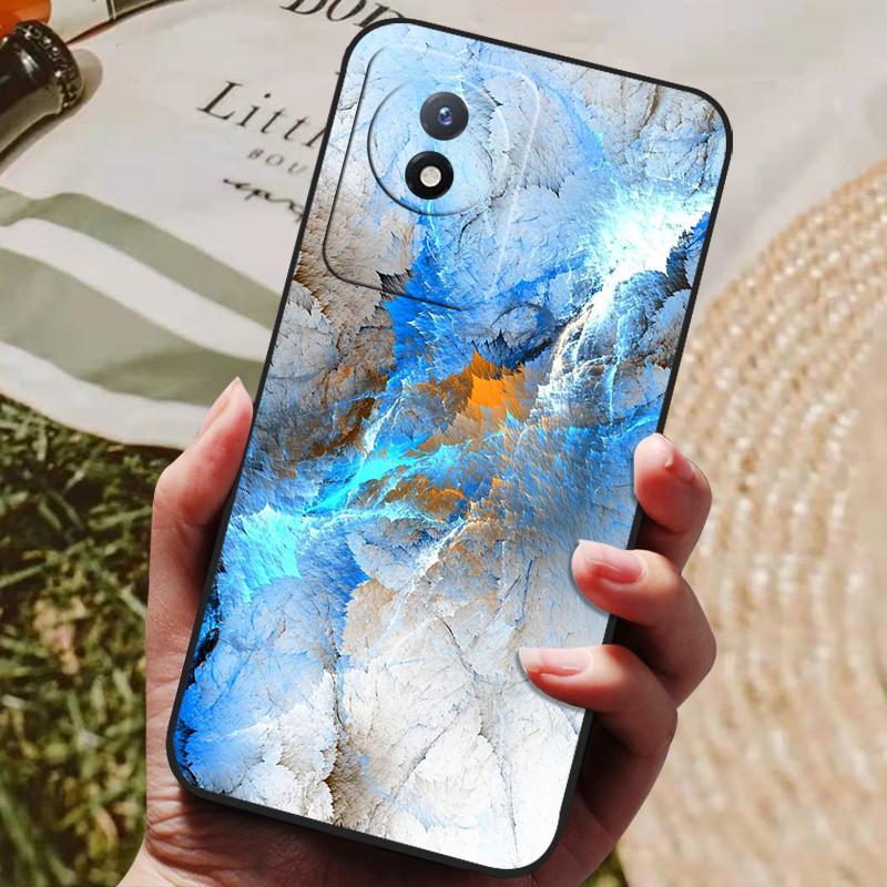 For Vivo Y02S V2203 Case Soft TPU Silicone Back Cover for Vivo Y02 V2213 Y02 Y 02S 4G 2022 Phone Cases Protective Fashion Coque