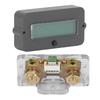 Battery Monitor Waterproof ABS Anti Reverse Easy Wiring Battery Voltage Meter for Safety 80V 100A