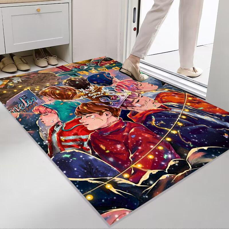 Unity Diversity: Harmonious Gathering carpet Suitable for all seasons Living room and bedroom mats Christmas gifts Doormat Fashion