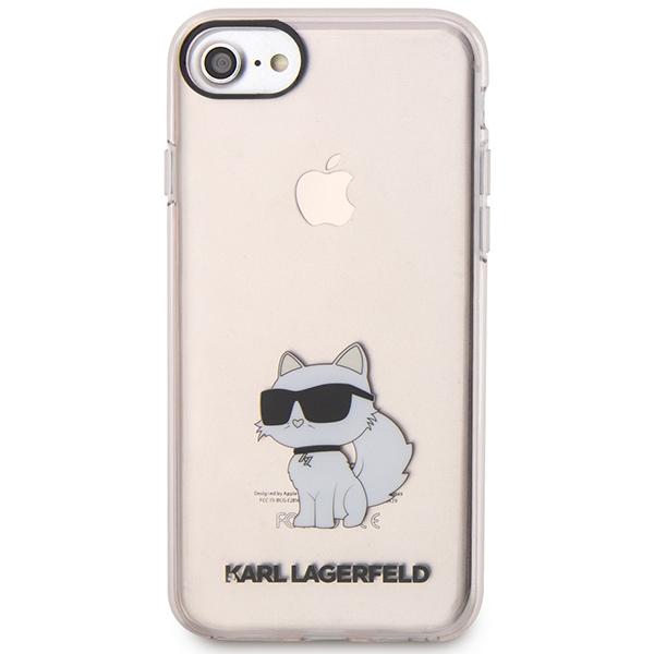 Karl Lagerfeld KLHCI8HNCHTCP iPhone 7/8/SE 2020 / SE 2022 pink hardcase Ikonik Choupette