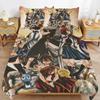 Cartoon Fairy Tail Duvet Cover Pillowcase Bedding Set Adult Boy Girl Bedroom Decoration Children Single Double Large Size
