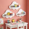 Minimalist Wall Storage Rack Durable Cloud Shape Shelf Home Decorative Wall Shelf Display  Bedroom