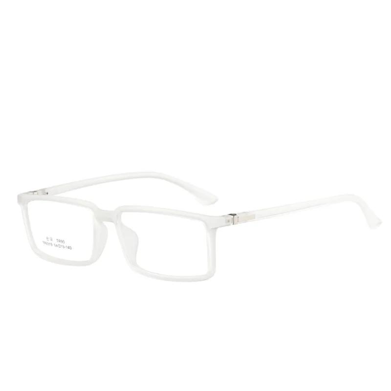 Men Square Nearsighted Eyeglasses Spring Hinges Unisex Oval Prescription Spectacle 0 -0.5 -1.0 -2.0 To -6.0 -7.0