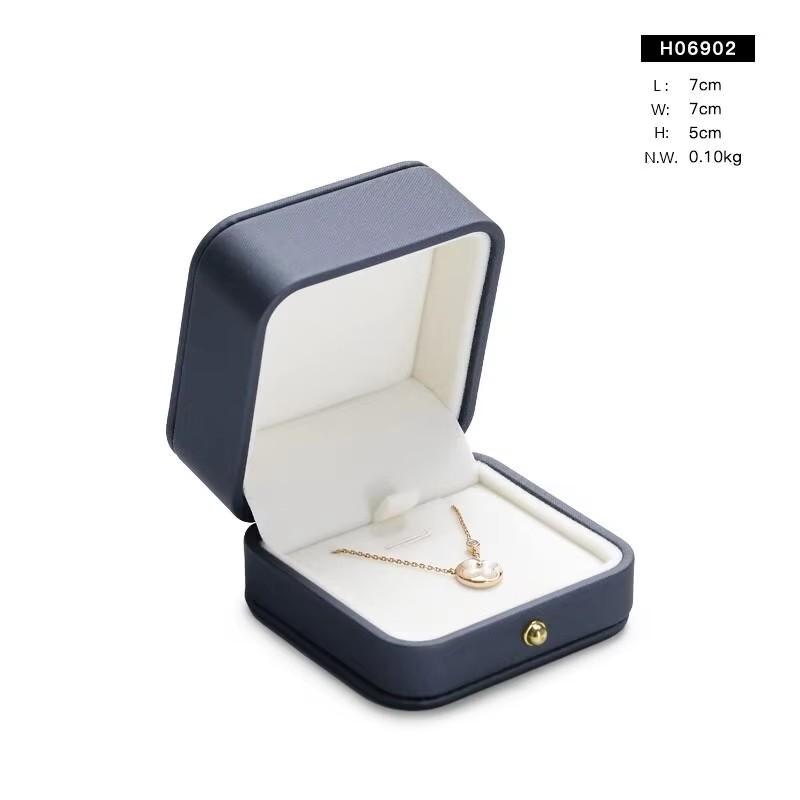 Oirlv Jewelry Box Jewelry Organizer Ring Necklace Pendant Bracelet Long Chain Storage Box Packaging Gift Box Case for Wedding