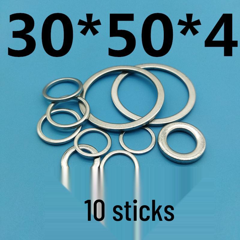 Thickened Galvanized Iron Flat Washer: Small Outer Diameter, Narrow Edge