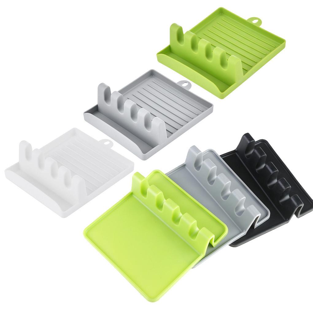 Spoon Rest Kitchen Organizer for Fork Spatula Rack Spoon Holder Stand