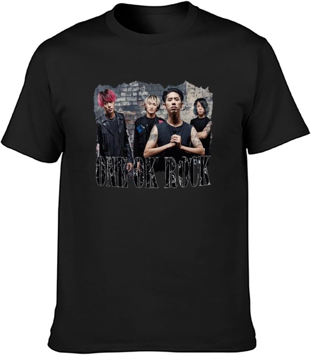 Boy One Ok Rock T-Shirt Black Graphic Unisex Tee Shirt XS