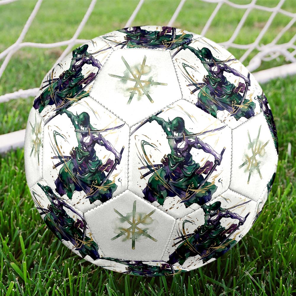 1pc One Piece Football Soccer Ball Size 5 Indoor Soccer Ball Fashion Colorful  Backyard Game -Great For Sports Fans Gift HE16