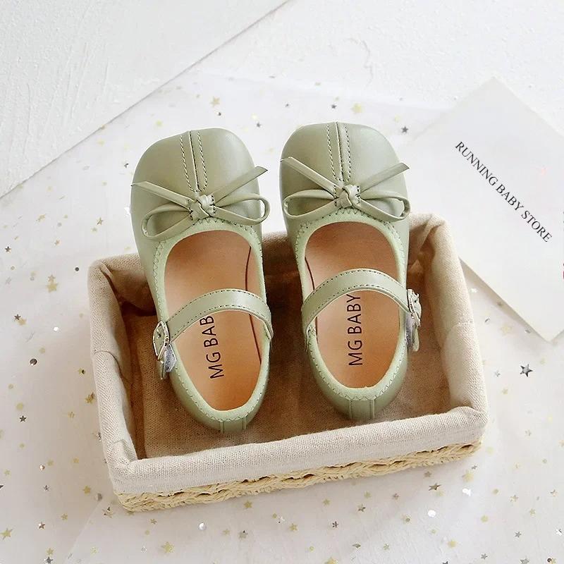 

Toddlers Girls Leather Shoes for Birthday Party Wedding Kids School Split Toe Shoes Bow-knot T-strap Princess Mary Jane I07218 21 зелений