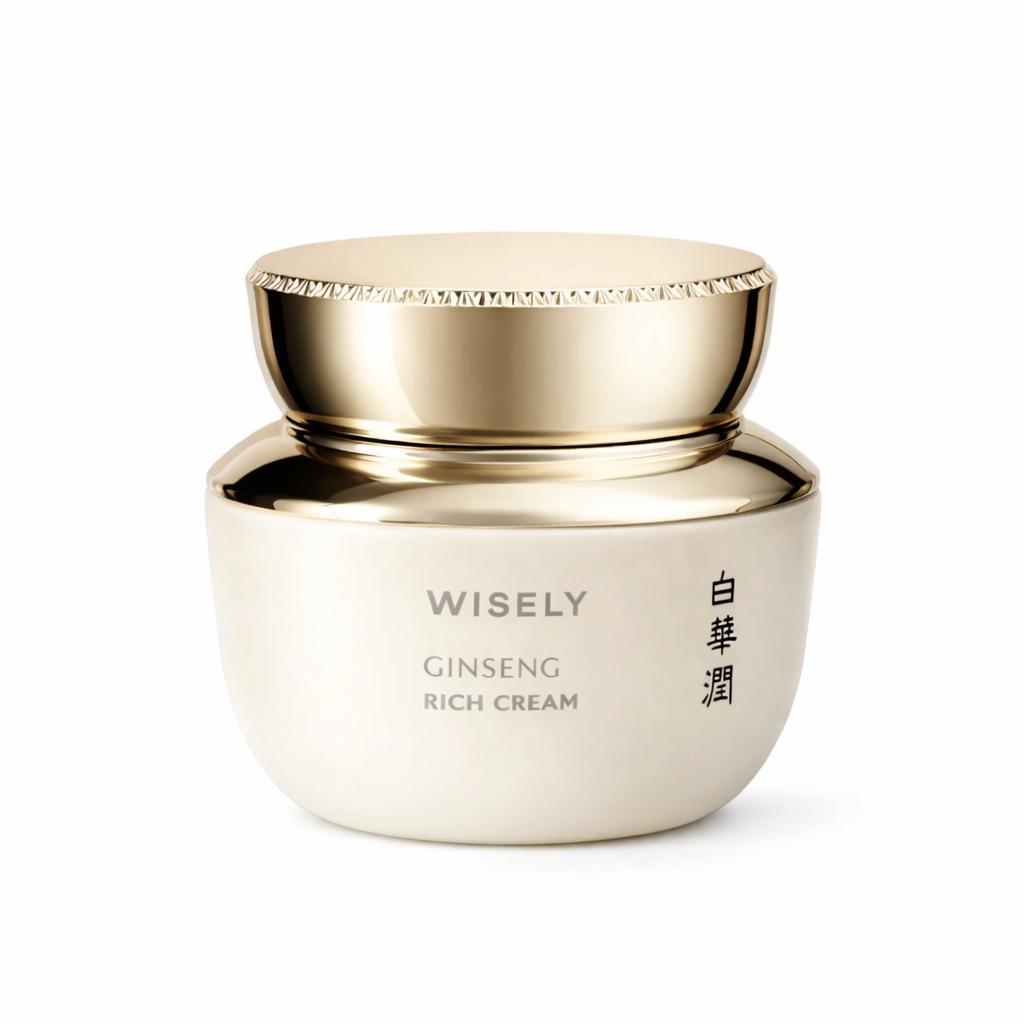Wisely Ginseng Science Jayunhwa Rich Nourishing Cream Moisturizing Anti-Aging 60ml x 2 Set