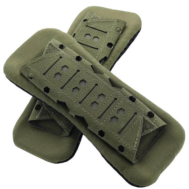 Breathable Anti-Slip Tactical Vest Shoulder Pads with Laser-Cut Design
