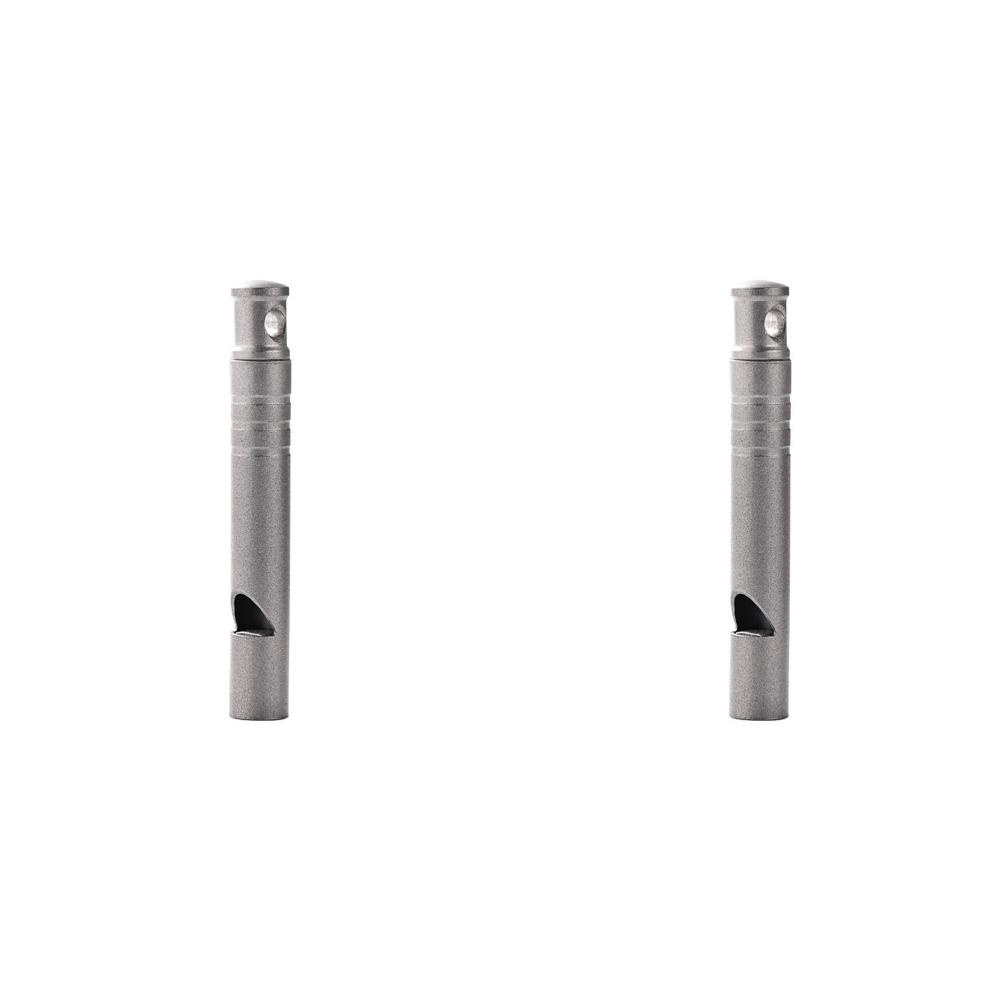 Outdoor Mini EDC Whistle Necklace Ultralight Single Tube Referee Whistle High Decibel Survival Whistles for Hiking Camping Trip