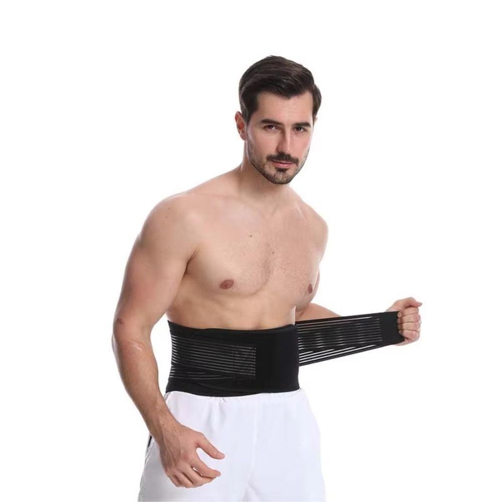 Adjustable Spine Support Belt 8-springs Orthopedic Lumbar Belt Lumbar Corset  Gym Training