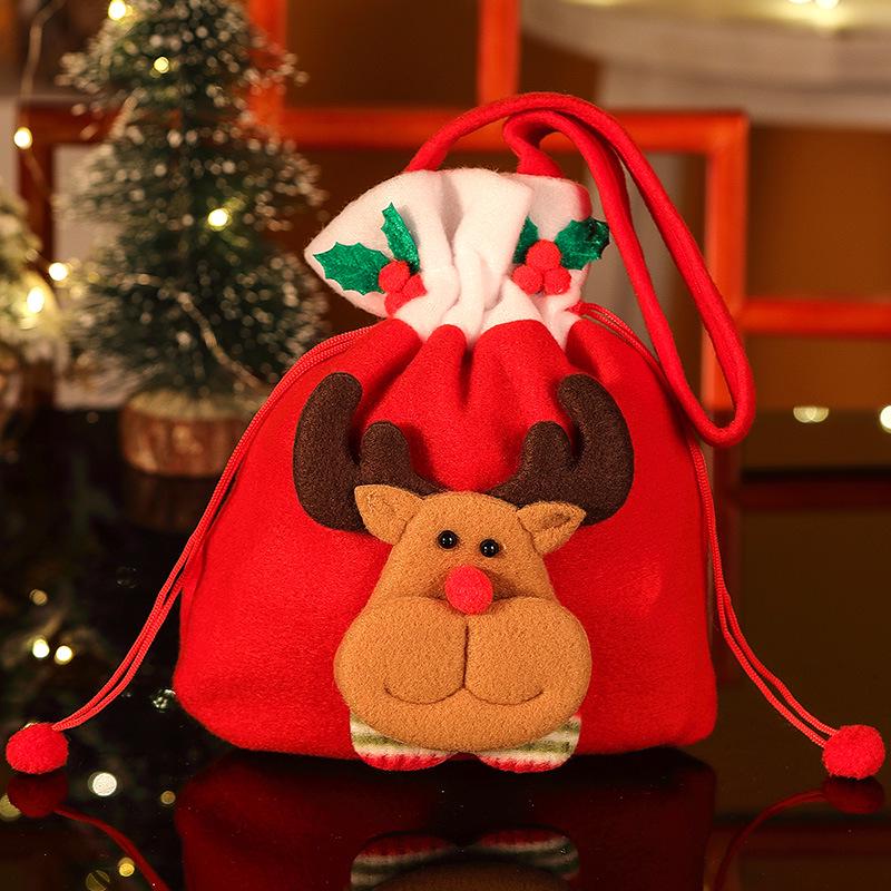 Christmas Eve Apple Gift Set: Peace Apple Candy Bag for Kids