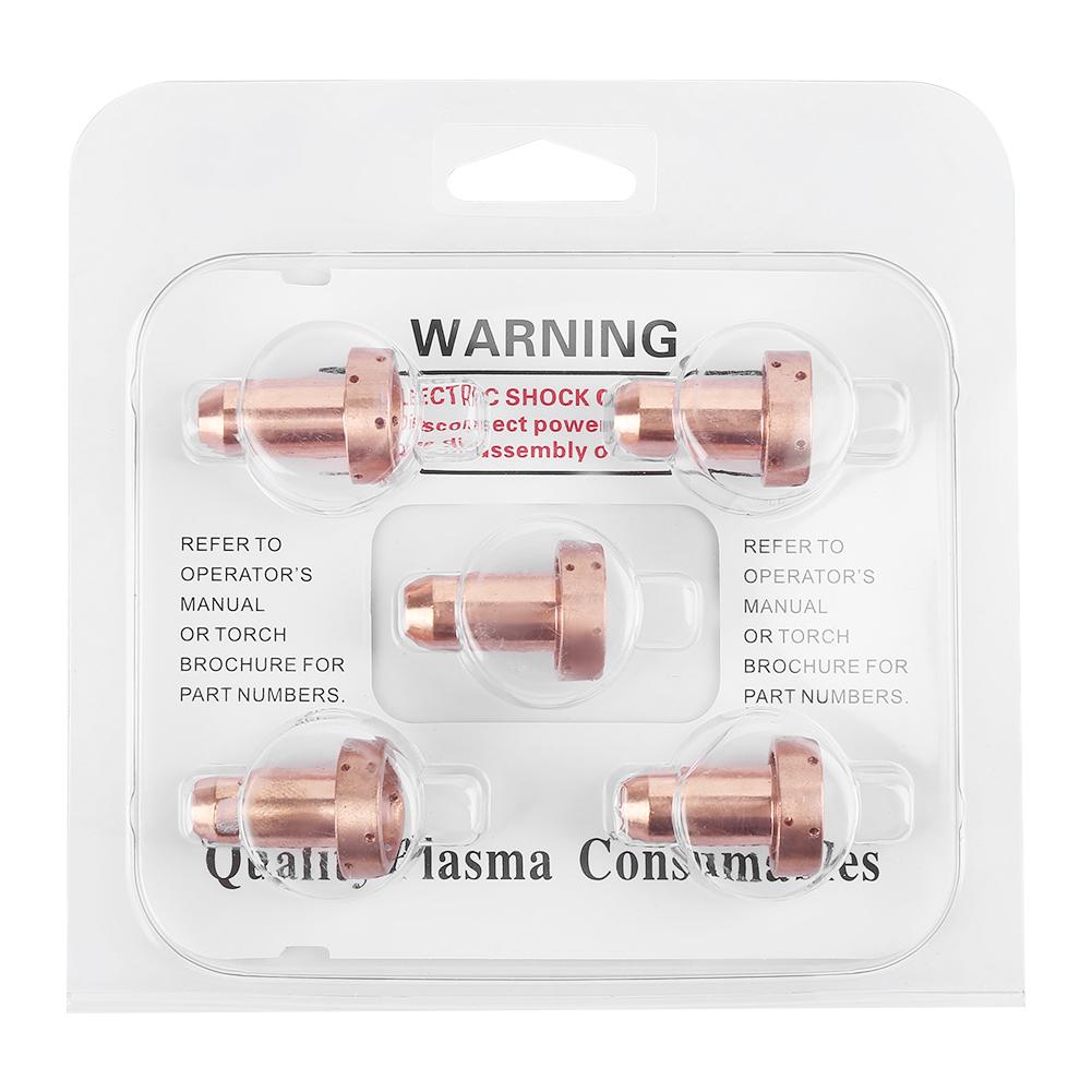 

5pcs Cutter Nozzles Tips Consumables 100A 9-8212 for SL60-100 Cutting Torch