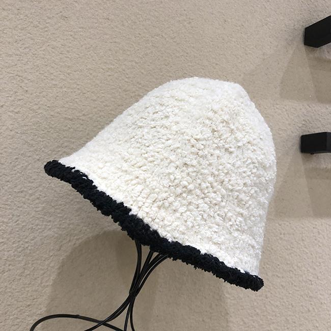 

Plush dome bucket hat female face niche casual versatile warm autumn and winter bucket hat Adult average size (56-58cm)