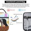Czech Cartoon Krtek Mole Lunch Bag  School Lunch Box Adult Casual Custom Thermal Lunch Bags Oxford Portable Zipper Cooler Bag