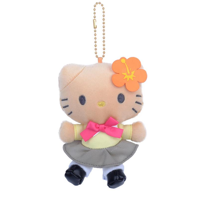 School Uniform Kitty 10Cm Pendant Keychain Plush Doll Figure Toy
