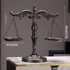 Decorative Balance of Justice Rustic Look Sculpture Sturdy Scale for