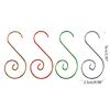Christmas Tree S Shaped Hooks 20pcs Metal Holiday Birthday Party Decoration