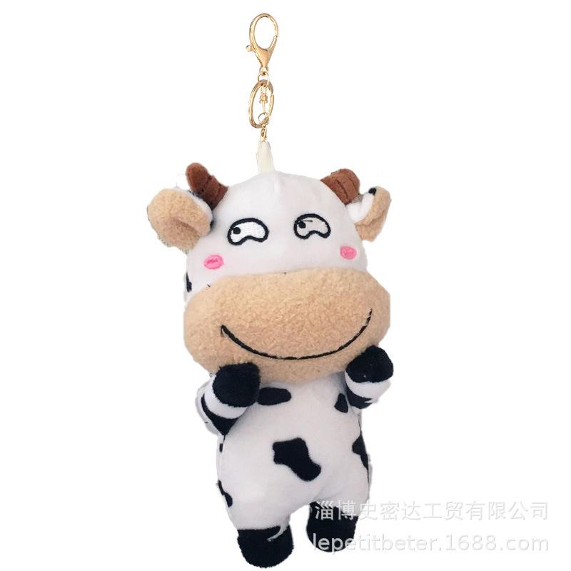 Dukke Jente Søt Søt Dyrekrets Ku Dukke Kalv Nøkkelring Veske Anheng Plysjleketøy Bryllupsgave