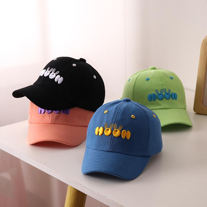 Kids Letter Hat 48-51cm 1-3 Years Baby Baseball Cap Summer Sun Hat Boy Girl Snapback Caps Preschool Outdoor UV Protection