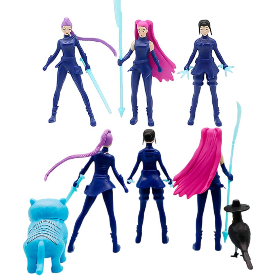 1-24 Stück Anime Kpop Dämonenjagd Blindbox Serie Figur Tiger Figur Spielzeug Schreibtischdekoration Statuen Halloween Weihnachten Kindergeschenke