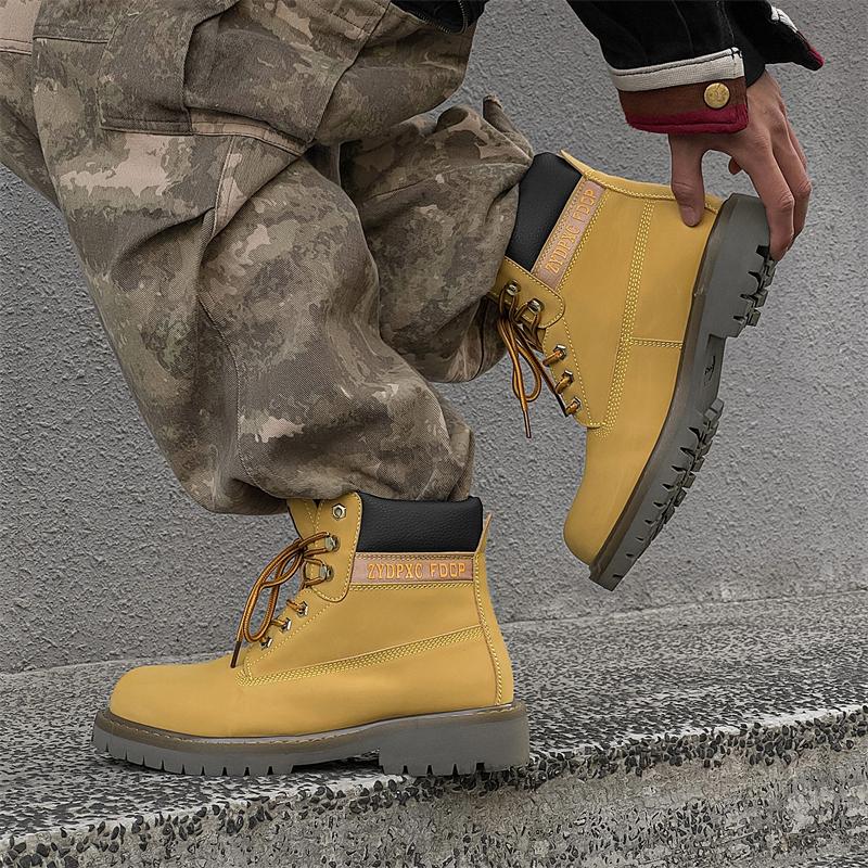 Leather Ankle Boots For Man Genuine Leather Big Size Boots High Quality Designer Casual Formal Outdoor Boots Business